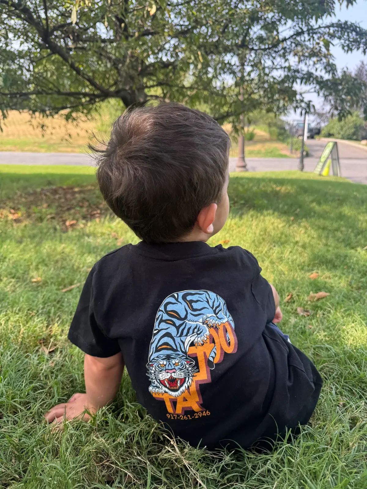 Tiger tee Organic cotton kids t-shirt